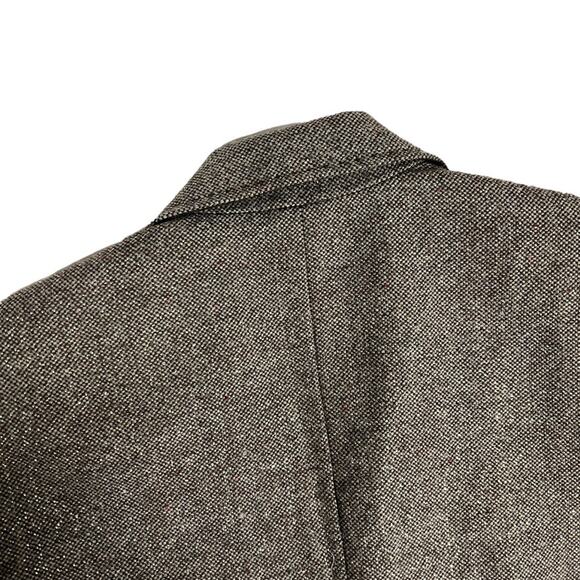 Liz Claiborne Blazer Jacket Brown Elbow Patch Wool Blend Women's S Dark Academia - Picture 12 of 16